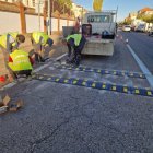 Operarios en una de las actuaciones.