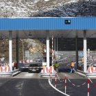 Peaje de la AP-66 en La Magdalena.