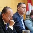 Mario Amilivia, ayer en la presentación del informe del Cosnejo de Cuentas.