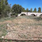 Estado en el que se encuentra la ribera a la altura de Puente Castro