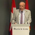 El viceconsejero de Medio Ambiente y Ordenación del Territorio, Rubén Rodríguez, en su intervención.