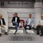 David Fernández, Álvaro Caballero, Luis Javier Jáñez y Javier Juanes