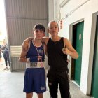 Hugo y Héctor León, a la izquierda, y Dani Canal.