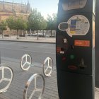 Parquímetro, en Astorga.