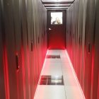 Interior del centro de supercomputación, ubicado en el Campus de Vegazana de la Universidad de León.