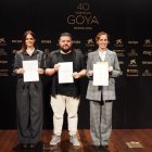 Melina Matthews, Néstor López y María Castro.