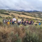 En una de las zonas analizaron las labores para destrozar matorral y recuperar pastizales.