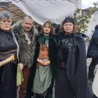 Algunos vecinos fueron vestidos para la ocasión.