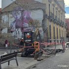 Obras en La Bañeza.