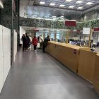 El mostrador de la segunda planta del consistorio de Ordoño II, este martes.