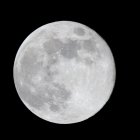 En la imagen de archivo, vista de la luna . EFE/Orlando Barría.