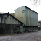 Las naves de la mina TYC Narcea, al día siguiente del accidente mortal.