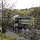 Vista de la mina de Vega de Resgos accidentada el viernes.