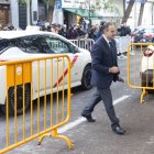 Archivo - El exministro de transporte José Luis Ábalos a su llegada al Tribunal Supremo para declarar como investigado, el 15 de octubre de 2025, en Madrid (España). 