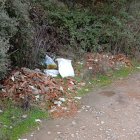 Uno de los vertederos de escombros localizados en el municipio de Ponferrada.
