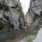 Tramo de la Ruta del Cares en su vertiente leonesa.