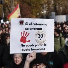 Concentración en Madrid de trabajadores autónomos