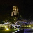 Luces navideñas en el barrio de San Benito de Sahagún