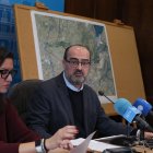 Marco Morala y Lidia Coca, en la comparecencia de este lunes.