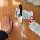 Este fue el cuchillo utilizado en las puñaladas de la detención de Puerta Moneda.