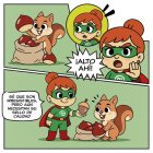 Algunas de las viñetas que ilustran el calendario de Alimentos de Calidad del Bierzo.