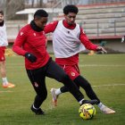 La Cultural se ejercitó ayer preperando el partido del lunes.