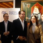 Gavilanes, Suárez-Quiñones, Álvarez Casais y Alejandro Vázquez, ayer en León.