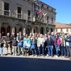 Los populares posan en Cistierna.