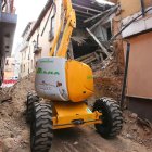 En abril de 2011 la Casona perdió su primer lateral.  Derrumbe del día 14 en el esquinazo con el Camarote Madrid.