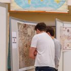 Exposición de cartografía en la Universidad de León.