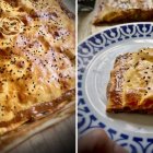La empanada de morcilla de León y manzana, crujiente por fuera y jugosa por dentro, conquista por su contraste de sabores y su acabado dorado irresistible