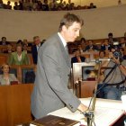 Carlos Martínez en la toma de posesión como procurador en la VI Legislatura.