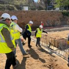 Supervisando las obras