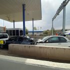 Choque en el peaje de Villadangos