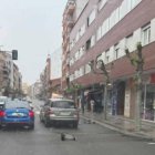 El vehículo se desenganchó de la grúa.