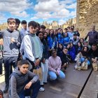 Los alumnos de ambos centros en Valencia de Don Juan