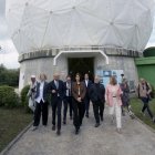 La ministra Morant, en el centro de Yebes en Guadalajara.