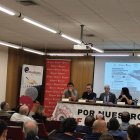Mesa de ponentes en la jornada técnica celebrada en Astorga.