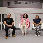 Andrés Marcos, Ana Gil, Isabel Ruiz y Javier Sanz, en el Club de Prensa del Diario de León