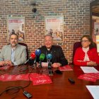 Francisco Pérez, Luis Ángel de las Heras y Aurora Baza.