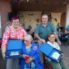 Acto de homenaje a las centenarias en Camponaraya