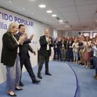 Mañueco en la clausura de la Junta Directiva Autonómica del PP.