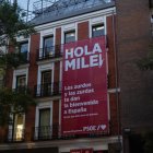 El presidente Pedro Sánchez y el PSOE dan la "bienvenida" a la visita de Milei en Madrid reivindicando su orgullo por ser "zurdos".