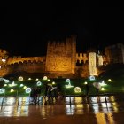 La iluminación del año pasado en en el Castillo de los Templarios