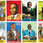 Diversas ilustraciones del propio Robert Crumb para el libro 'Heroes del blues, el jazz y el country', donde el icono del cómic 'underground' reúne su música favorita.