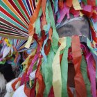 Detalle de la máscara de un guirrio. JESÚS