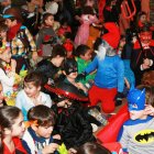 Un momento de la muy concurrida gala del carnaval infantil de La Virgen.
