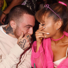 El rapero Mac Miller y la cantante Ariana Grande, en los MTV Video Music Awards, en el 2016.