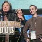 La actriz Judith Kath da a conocer uno de los premios del festival de Sundance