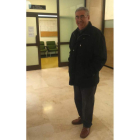 Agustín García Millán, ayer a la puerta del juzgado.